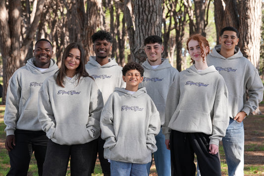 GREY GRAVE TO GLORY HOODIE