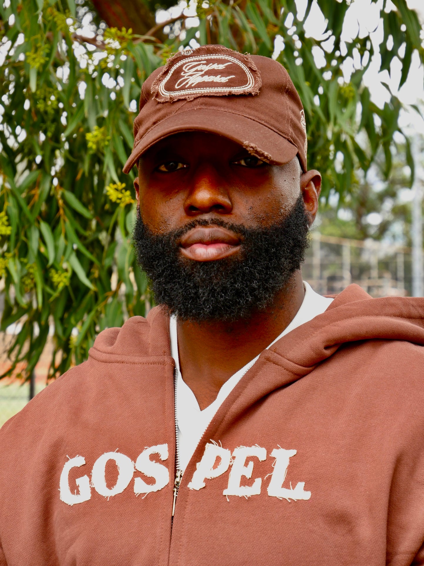 Brown Gospel Hat