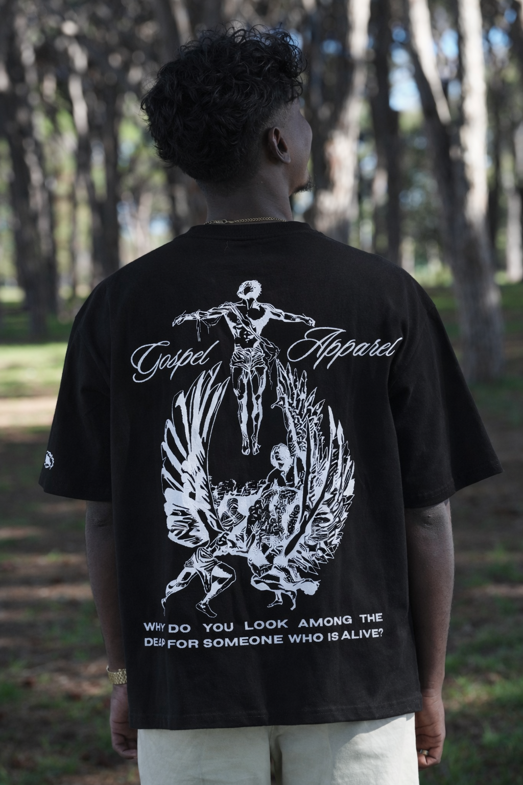 BLACK GRAVE TO GLORY BOXY T-SHIRT
