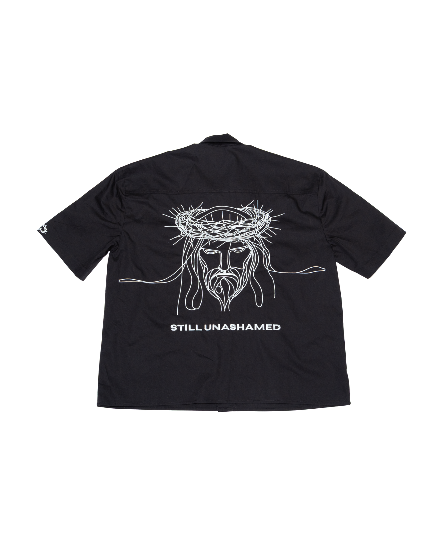 STILL UNASHAMED BUTTON UP - BLACK