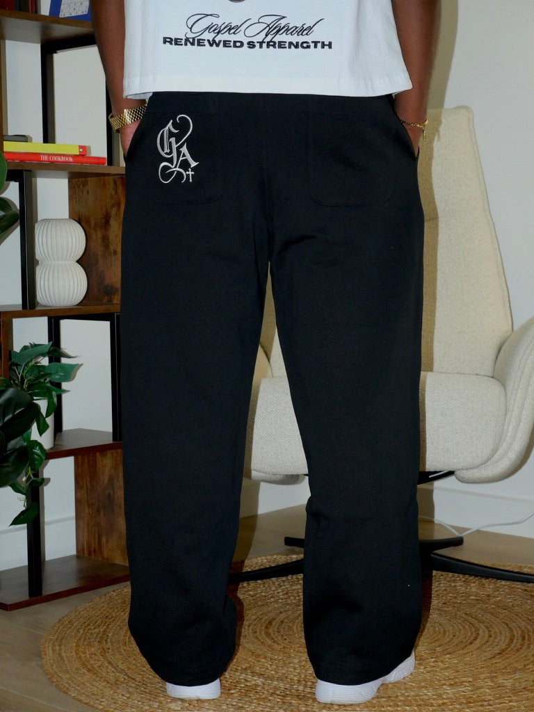 THE GREAT EXCHANGE BLACK SWEATPANT