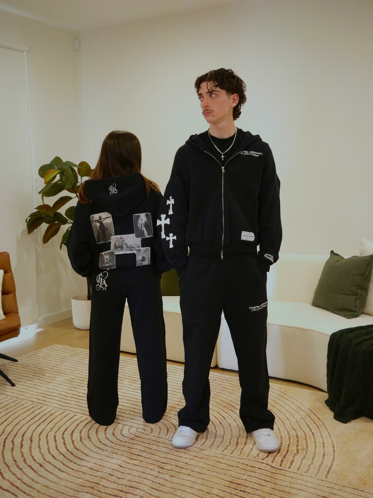 THE GREAT EXCHANGE BLACK PATCHWORK JACKET