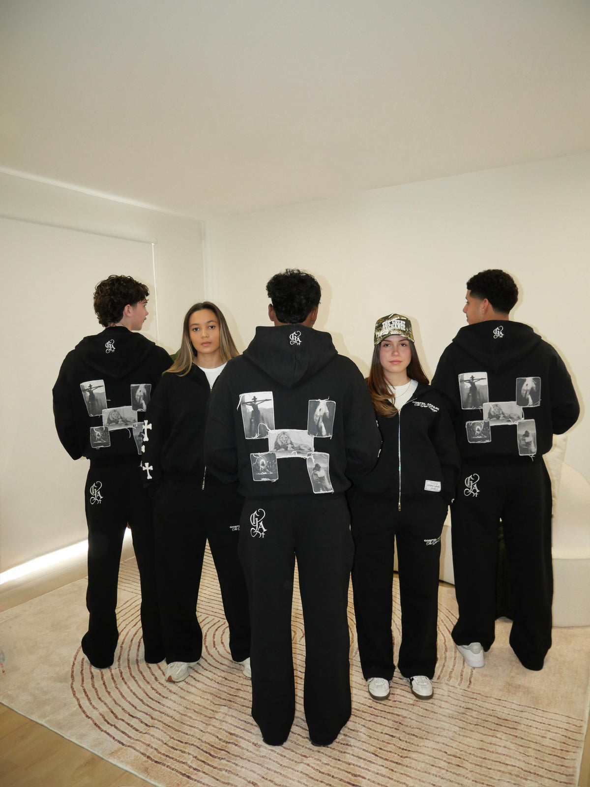 THE GREAT EXCHANGE BLACK PATCHWORK JACKET