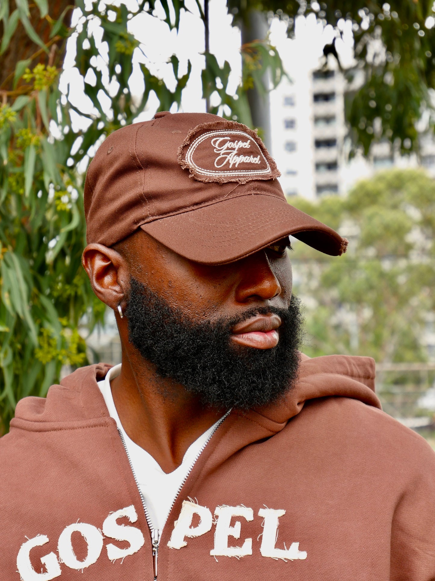 Brown Gospel Hat
