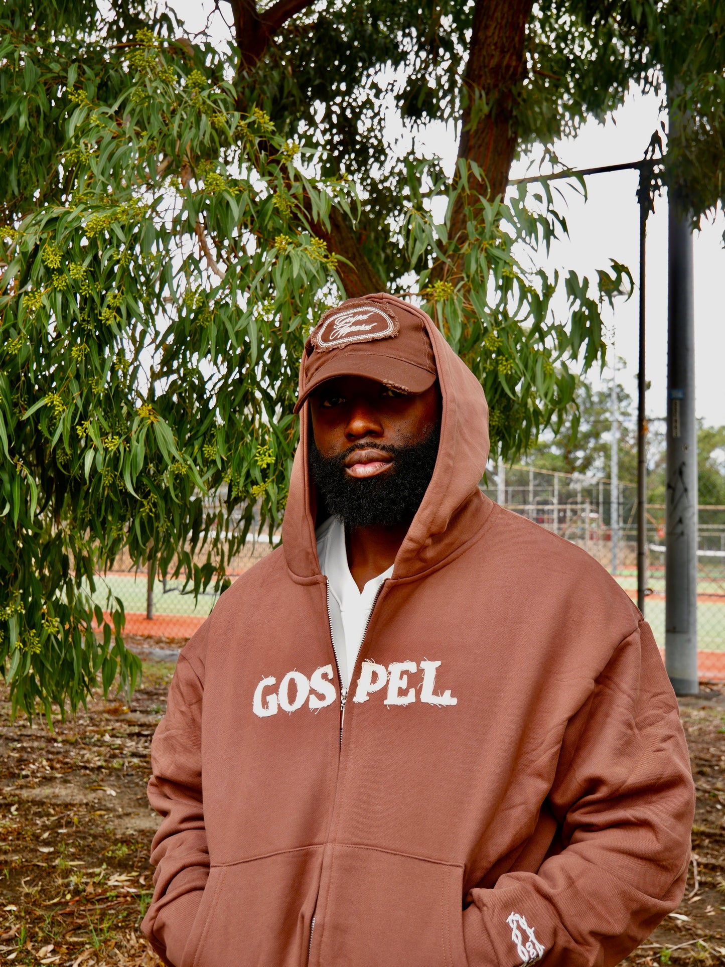 Brown Gospel Hat