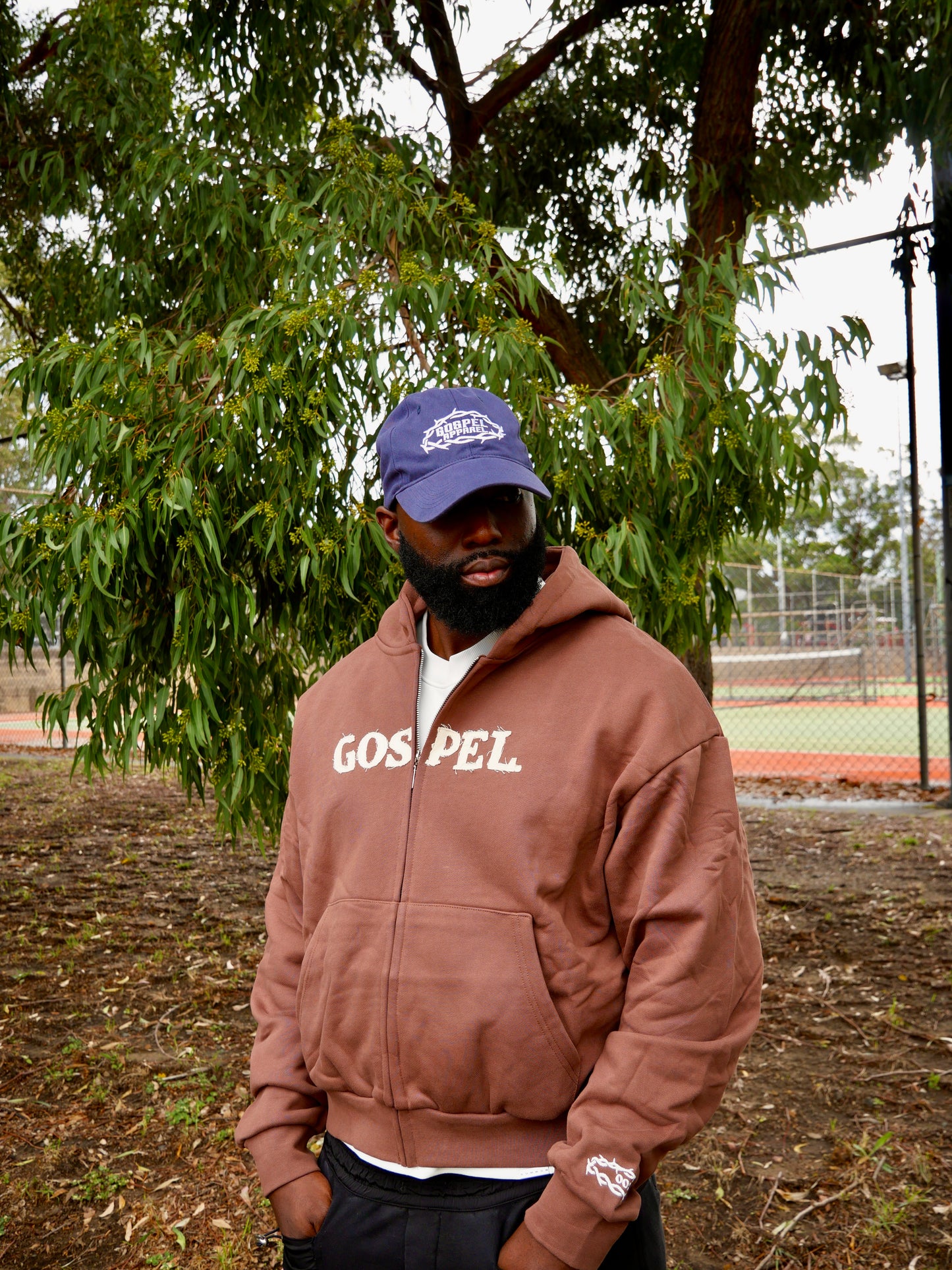 Navy Gospel Hat