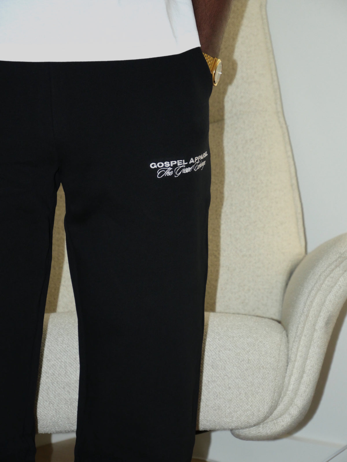 THE GREAT EXCHANGE BLACK SWEATPANT