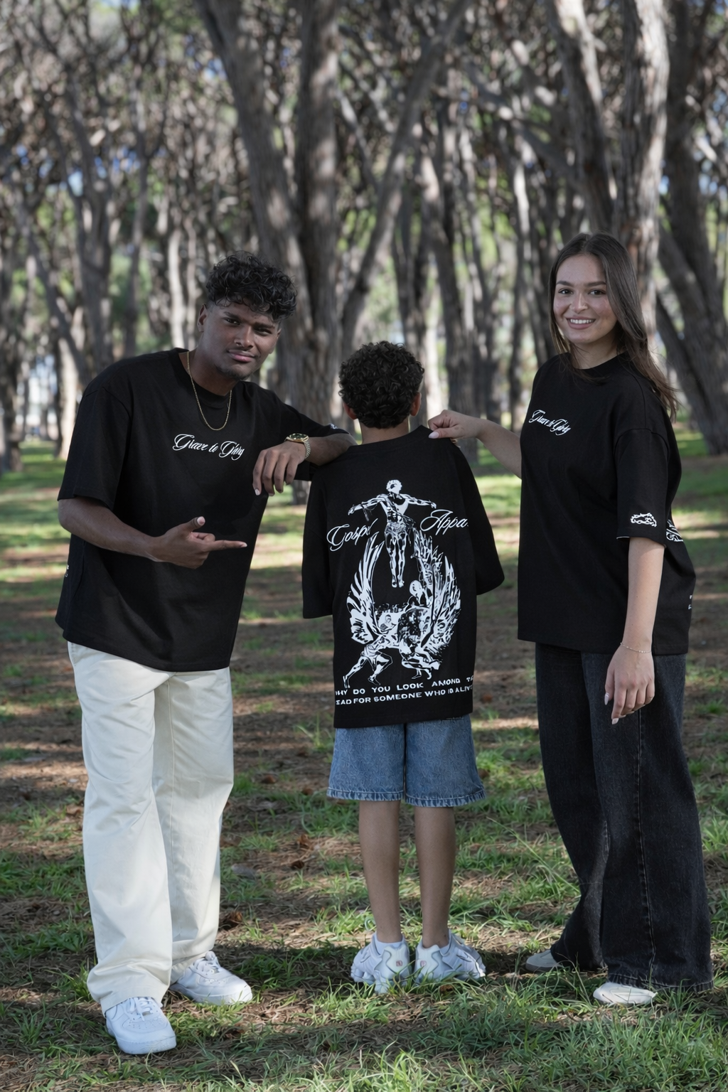 BLACK GRAVE TO GLORY BOXY T-SHIRT